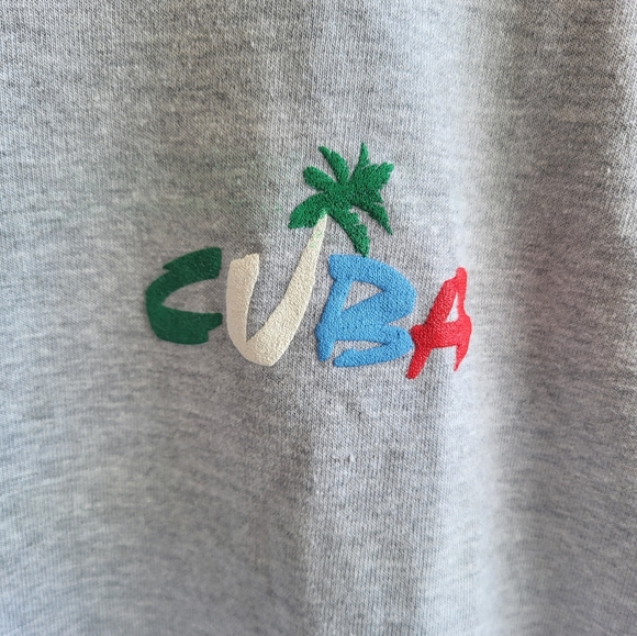 Cuba T-Shirt Gray -Size Large- - Picture 3 of 8